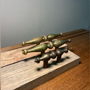 3 Antique Brass Handles